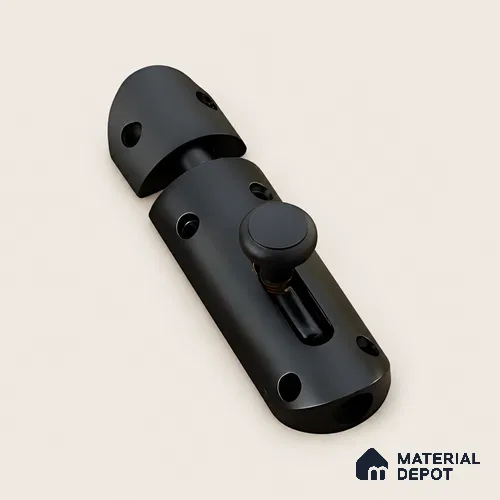 Ottr Aluminium Baby Latch HA 00375 C Black Finish - Small | 2 Years Warranty