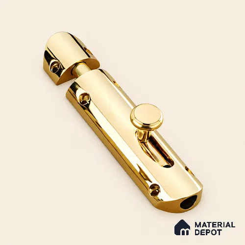 Ottr Aluminium Baby Latch HA 00375 E PVD Gold Finish - Small | 2 Years Warranty