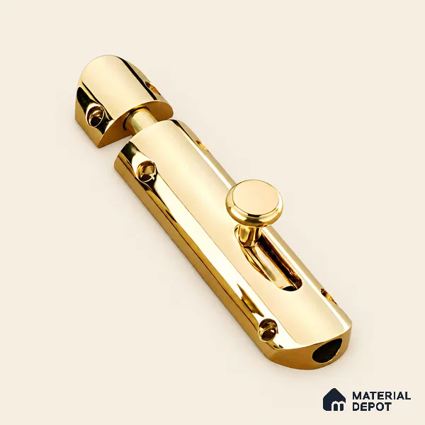 Ottr Aluminium Baby Latch HA 00375 E PVD Gold Finish - Small | 2 Years Warranty