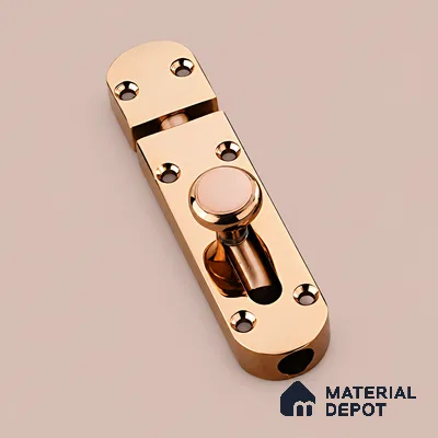 Ottr Aluminium Baby Latch HA 00376 H PVD Rose Gold Finish - Big | 2 Years Warranty