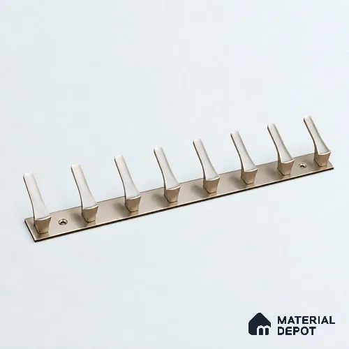 Ottr Zinc Aluminium Hook HA 00377 L Stainless Steel Finish - 8 Hook | 2 Years Warranty