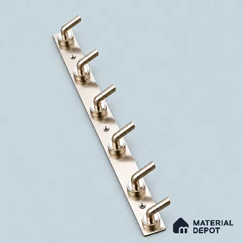 Ottr Zinc Aluminium Hook HA 00379 E Stainless Steel Chrome Finish - 6 Hook | 2 Years Warranty