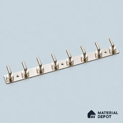 Ottr Zinc Aluminium Hook HA 00379 F Stainless Steel Chrome Finish - 8 Hook | 2 Years Warranty