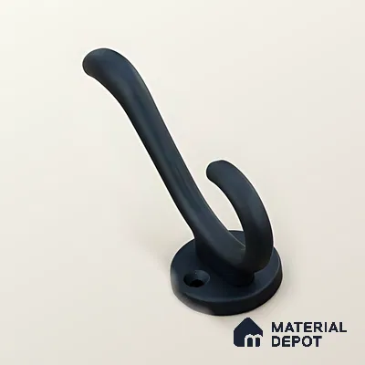 Ottr Zinc Hook HA 00383 C Black Finish - Standard | 2 Years Warranty