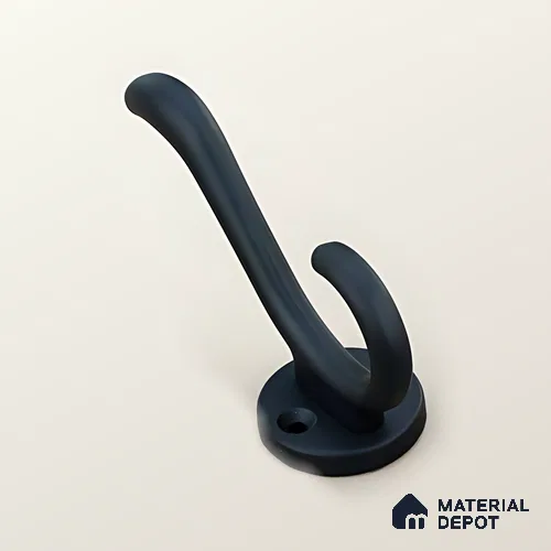 Ottr Zinc Hook HA 00383 C Black Finish - Standard | 2 Years Warranty