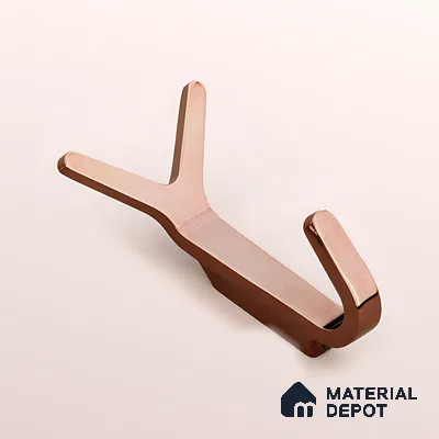 Ottr Zinc Hook HA 00384 B PVD Rose Gold Finish - Standard | 2 Years Warranty