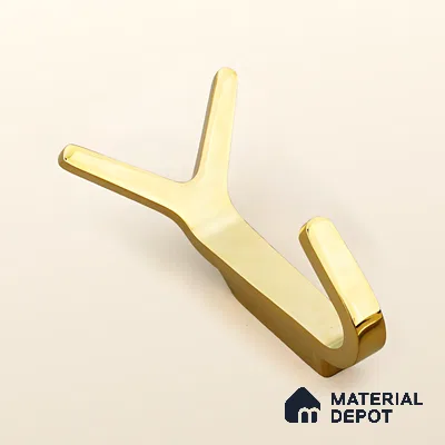 Ottr Zinc Hook HA 00384 PVD Gold Finish - Standard | 2 Years Warranty