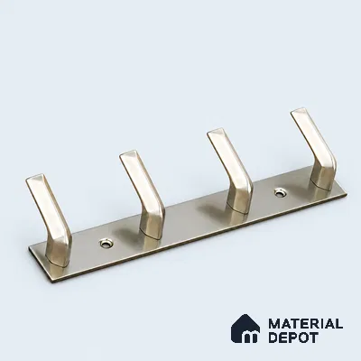 Ottr Zinc Aluminium Hook HA 00387 J Rainbow Dual Tone Finish - 4 Hook | 2 Years Warranty
