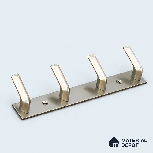Ottr Zinc Aluminium Hook HA 00387 J Rainbow Dual Tone Finish - 4 Hook | 2 Years Warranty