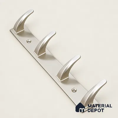 Ottr Zinc Aluminium Hook HA 00389 J Rainbow Dual Tone Finish - 4 Hook | 2 Years Warranty