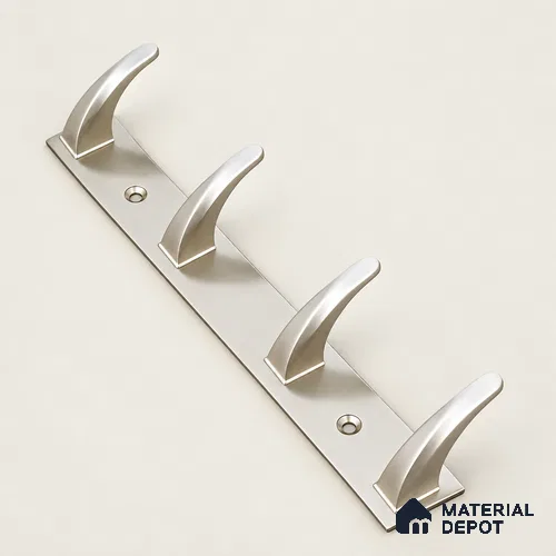 Ottr Zinc Aluminium Hook HA 00389 J Rainbow Dual Tone Finish - 4 Hook | 2 Years Warranty