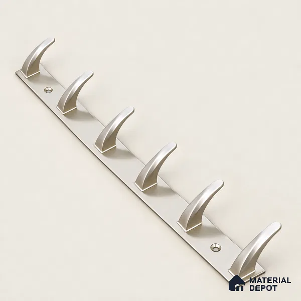 Ottr Zinc Aluminium Hook HA 00389 K Rainbow Dual Tone Finish - 6 Hook | 2 Years Warranty