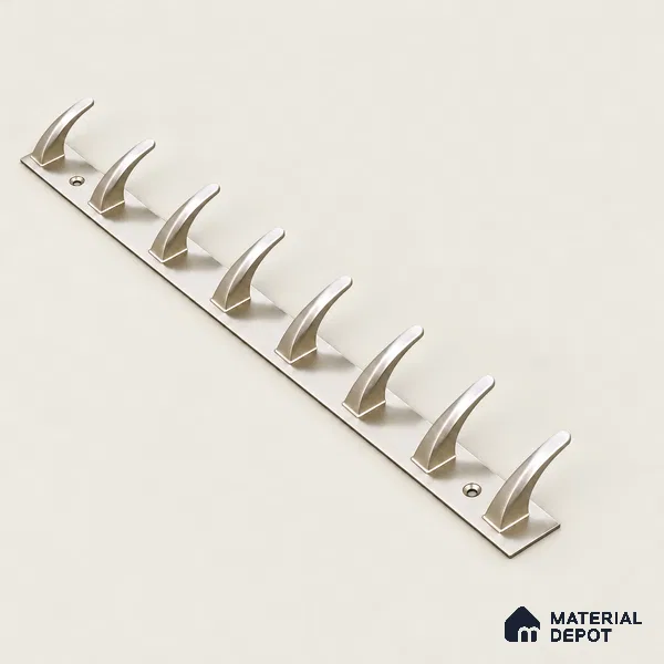 Ottr Zinc Aluminium Hook HA 00389 L Rainbow Dual Tone Finish - 8 Hook | 2 Years Warranty