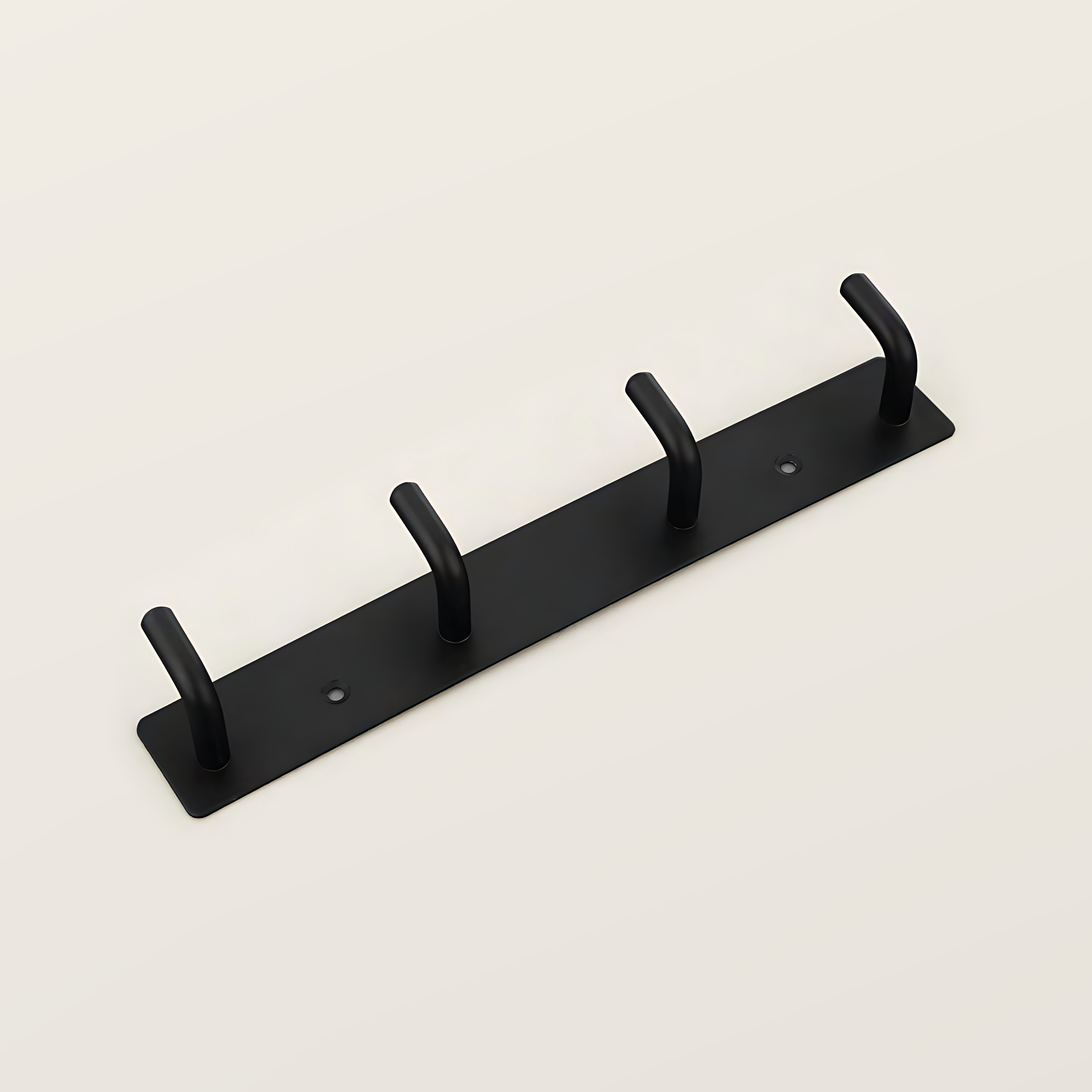 Ottr Stainless Steel Hook HA 00391 D Black Finish - 4 Hook | 2 Years Warranty