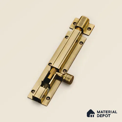 Ottr Aluminium Tower Bolt HA 00394 I Antique Brass Finish - 4in | 2 Years Warranty