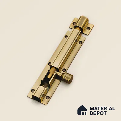 Ottr Aluminium Tower Bolt HA 00394 M Antique Brass Finish - 18in | 2 Years Warranty