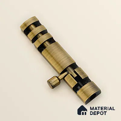 Ottr Aluminium Tower Bolt HA 00395 M Antique Brass Finish - 18in | 2 Years Warranty