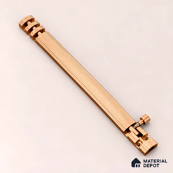 Ottr Aluminium Tower Bolt HA 00396 AB Rose Gold Finish - 4in | 2 Years Warranty