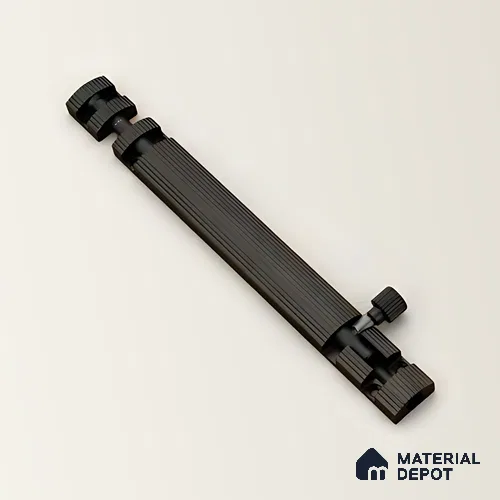 Ottr Aluminium Tower Bolt HA 00396 R Black Finish - 18in | 2 Years Warranty