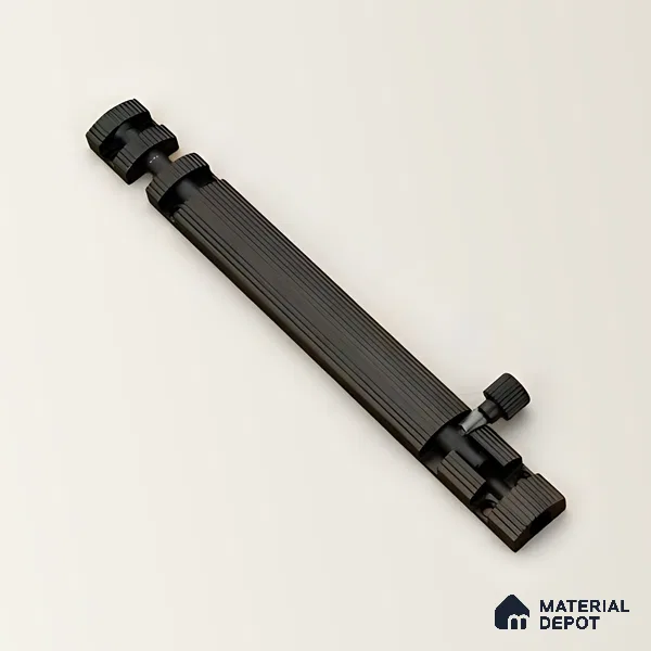 Ottr Aluminium Tower Bolt HA 00396 S Black Finish - 24in | 2 Years Warranty