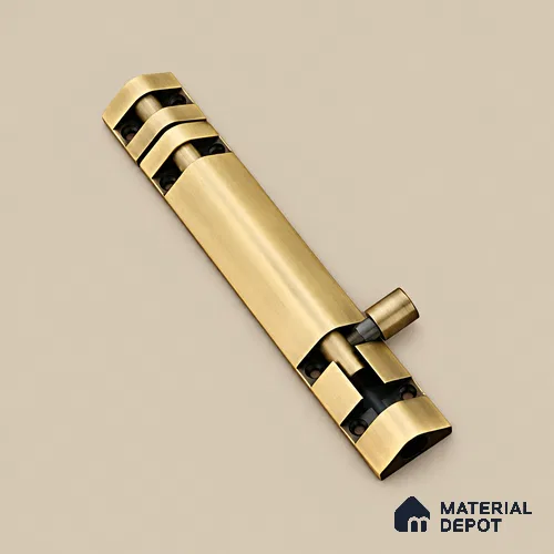 Ottr Aluminium Tower Bolt HA 00397 J Matte Antique Brass Finish - 8in | 2 Years Warranty