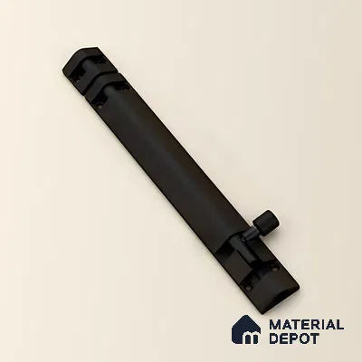 Ottr Aluminium Tower Bolt HA 00397 S Black Antique Finish - 18in | 2 Years Warranty
