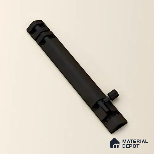 Ottr Aluminium Tower Bolt HA 00397 S Black Antique Finish - 18in | 2 Years Warranty
