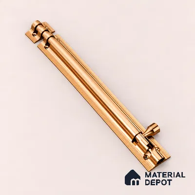 Ottr Aluminium Tower Bolt HA 00398 AC Rose Gold Finish - 6in | 2 Years Warranty