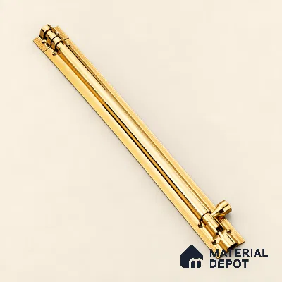 Ottr Aluminium Tower Bolt HA 00398 W PVD Gold Finish - 8in | 2 Years Warranty
