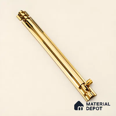 Ottr Aluminium Tower Bolt HA 00399 AC PVD Gold Finish - 6in | 2 Years Warranty
