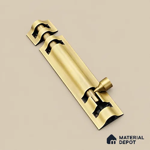 Ottr Aluminium Tower Bolt HA 00399 L Matte Antique Brass Finish - 18in | 2 Years Warranty