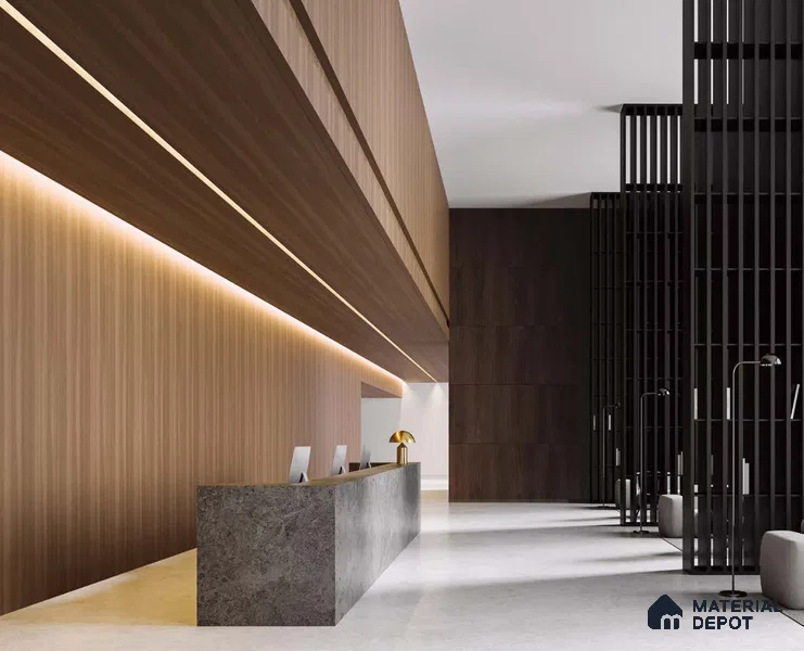 BW028 Smoked Oak 1 Meter x 4 ft BIG WOOD Series Film - 0.4 mm