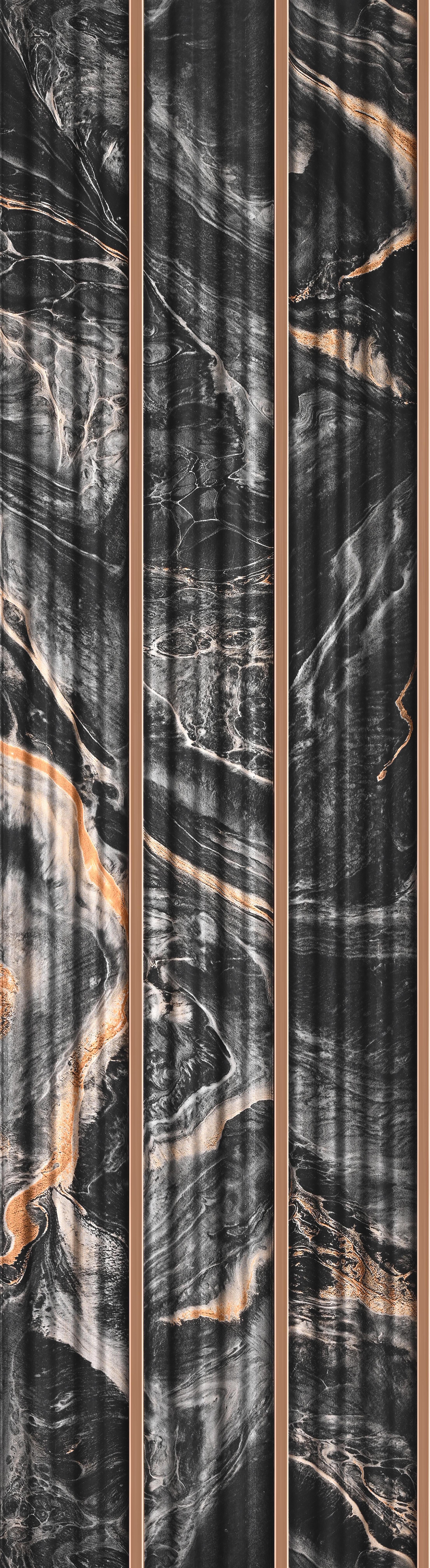 Wenge Brown Marble Look PN 07507 8 ft x 6 inch PVC Panel - 10 mm | Suitable for Living Room, Bedroom & Office | Width is Subjected to 5% Variation