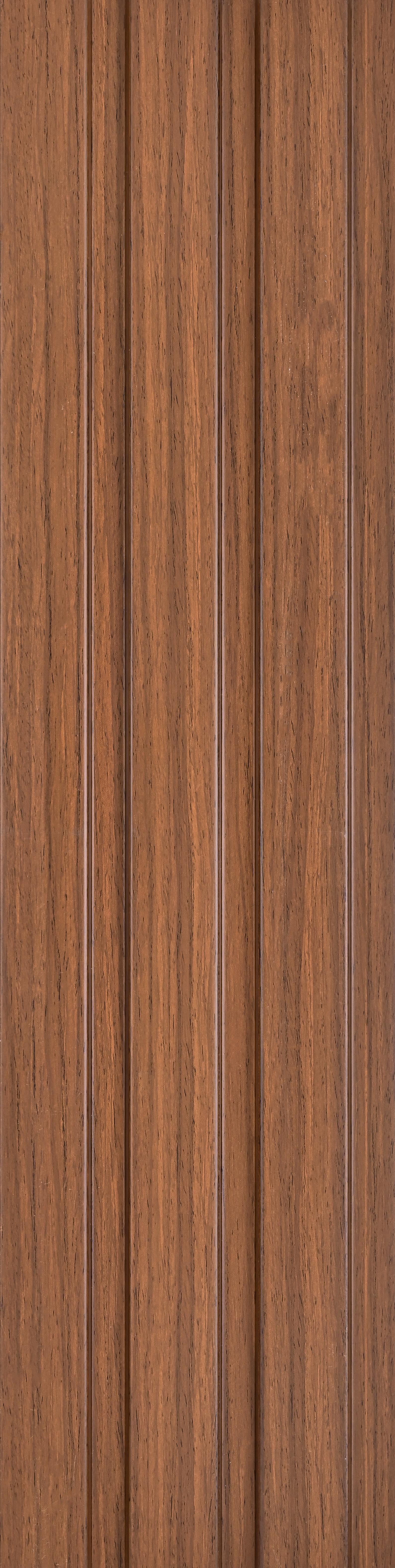 Brown Wood PN 07690 9.1 ft x 5 inch Charcoal Louvers/Panels - 12 mm | Suitable for Feature Wall, TV Unit & Living Room | Width is Subjected to 5% Variation