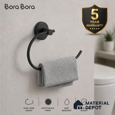 Napkin Ring with Full Round Back 9503-NP Toucan Black Matte Finish SS 304 | 5 Years Warranty