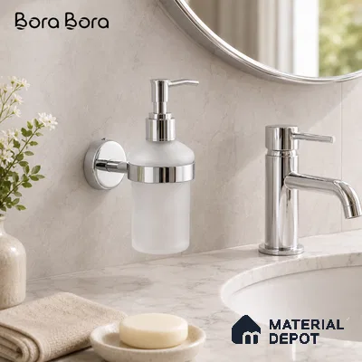 Liquid Soap Dispenser 9308-LSD Toucan Chrome Finish SS 304 | 5 Years Warranty