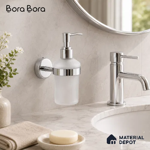 Liquid Soap Dispenser 9308-LSD Toucan Chrome Finish SS 304 | 5 Years Warranty
