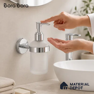Liquid Soap Dispenser 9308-LSD Toucan Chrome Finish SS 304 | 5 Years Warranty