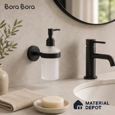 Liquid Soap Dispenser 9308-LSD Toucan Black Matt Finish SS 304 | 5 Years Warranty