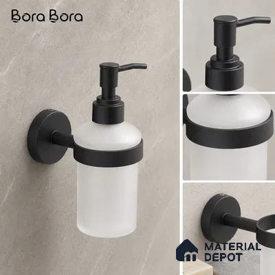 Liquid Soap Dispenser 9308-LSD Toucan Black Matt Finish SS 304 | 5 Years Warranty