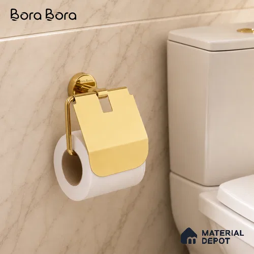 Paper Holder 9310-PH Toucan Gold Finish SS 304 | 5 Years Warranty
