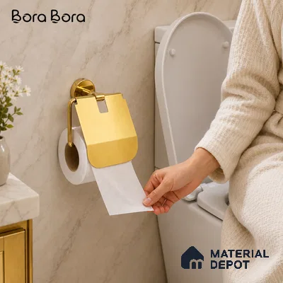 Paper Holder 9310-PH Toucan Gold Finish SS 304 | 5 Years Warranty