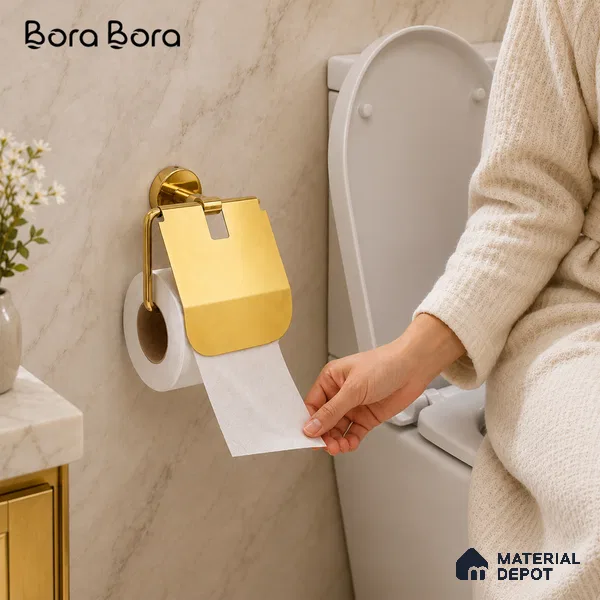 Paper Holder 9310-PH Toucan Gold Finish SS 304 | 5 Years Warranty