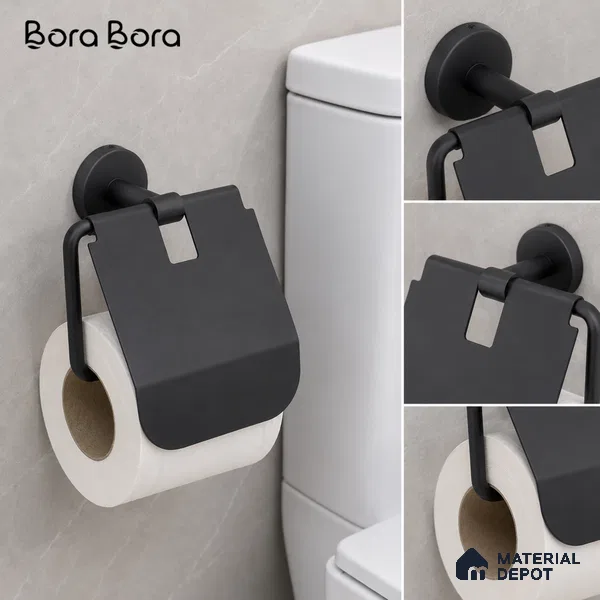 Paper Holder 9310-PH Toucan Black Matt Finish SS 304 | 5 Years Warranty