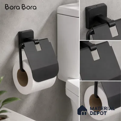Paper Holder 9110-PH Robiee Black Matt Finish SS 304 | 5 Years Warranty