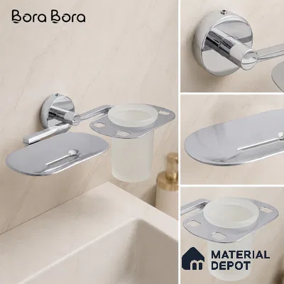 Soap Dish with Tumbler Holder 9507-TH Toucan Chrome Finish SS 304 | 5 Years Warranty