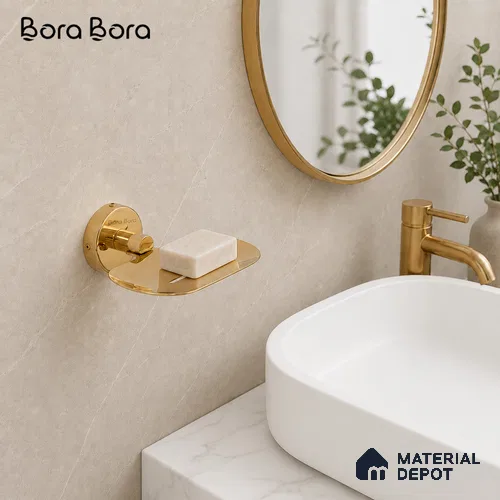 Soap Dish 9204-SD Toucan Gold Finish SS 304 | 5 Years Warranty