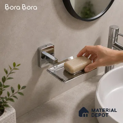 Soap Dish 9104-SD Robiee Chrome Finish SS 304 | 5 Years Warranty