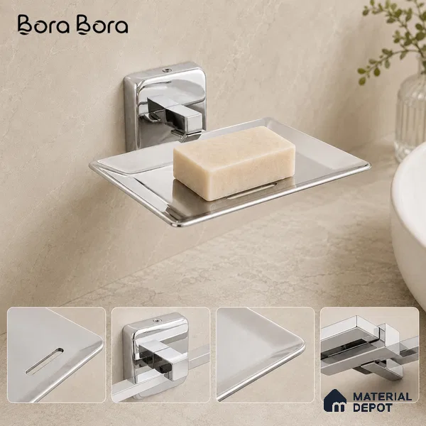 Soap Dish 9104-SD Robiee Chrome Finish SS 304 | 5 Years Warranty