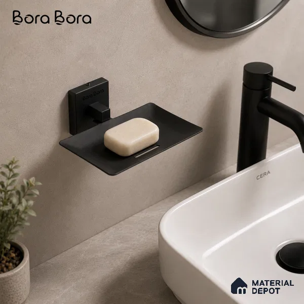 Soap Dish 9104-SD Robiee Black Matt Finish SS 304 | 5 Years Warranty